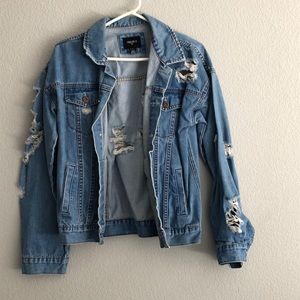 ripped jean jacket